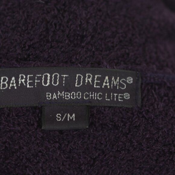 Barefoot Dreams Bamboo Chic Lite Women's Small Purple Open Front Cardigan - Picture 6 of 8